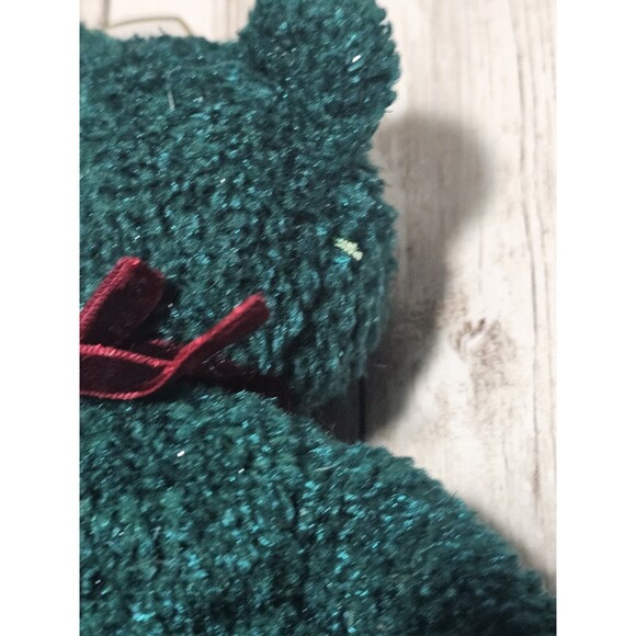 2001 Ty Beanie Babies Holiday Bear Stuffed Animals Green Plushies Lot of 3 - Picture 4 of 10